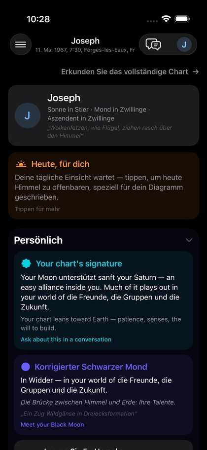 Die geführte Ansicht: Karten in einfachen Worten